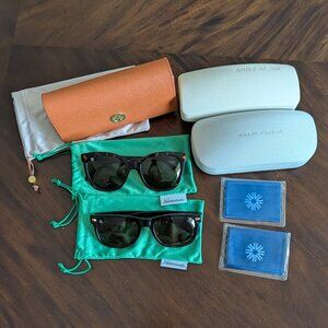 Knockaround Sunglasses + Tory Burch, Warby Parker, Anne Klein Hard Cases